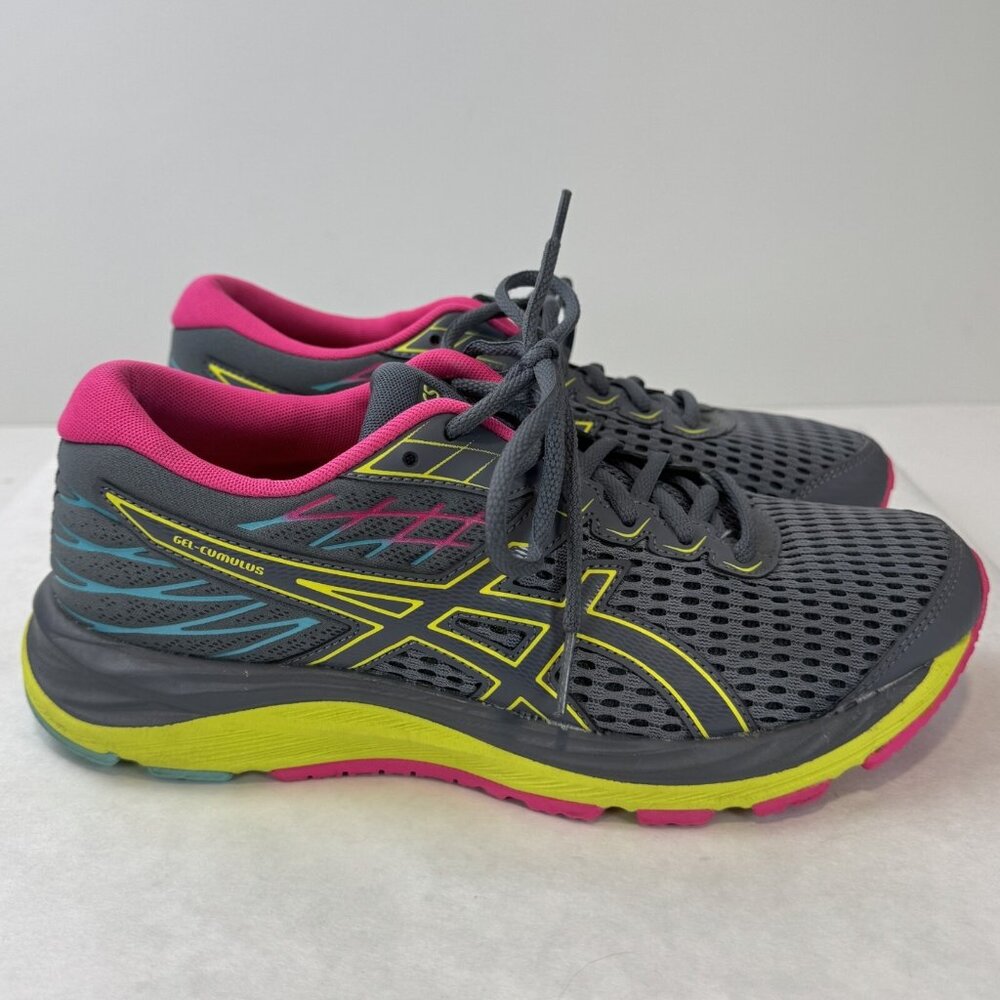 Asics Mens Multicolor Gel Cumulus 1014A069 Running Shoes Lace Up Size 6.5